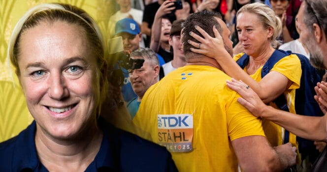 Svenska förbundskaptenen Kajsa Bergqvist säger vad hon tycker om Sveriges insats på friidrotts-VM.