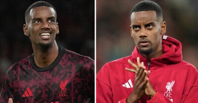 Alexander Isak hyllas efter första målet i Liverpool