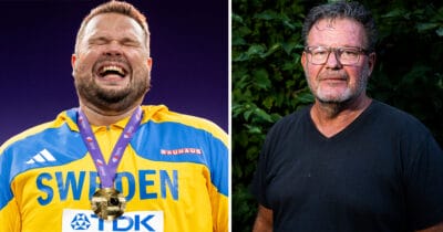 Miro Zalar pekar ut detaljen efter Daniel Ståhls VM-guld