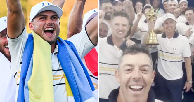 Europas jättehån mot Donald Trump efter vinsten i Ryder Cup