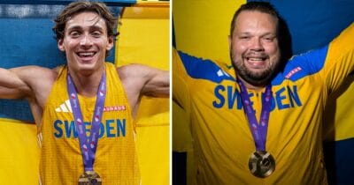 Armand Duplantis och Daniel Ståhl hyllas efter VM-gulden