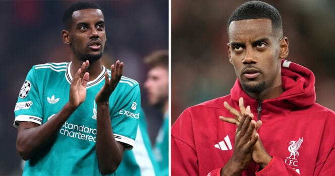 Alexander Isak sågas efter Liverpools förlust i Champions League