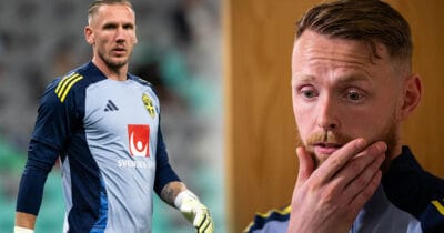 Viktor Johansson säger vad han tycker om Robin Olsens besked att sluta i landslaget.