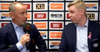 Thomas ”Bulan” Berglund och Anton Blomqvist i stort ordbråk