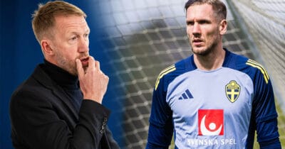 Graham Potter ger sina första ord om Robin Olsen i det svenska landslaget.