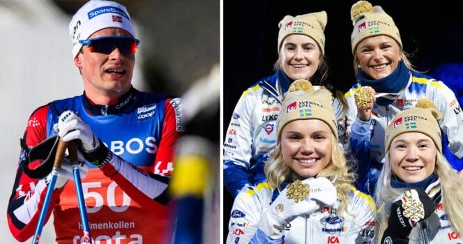Norska attacken mot svenska skidlandslaget