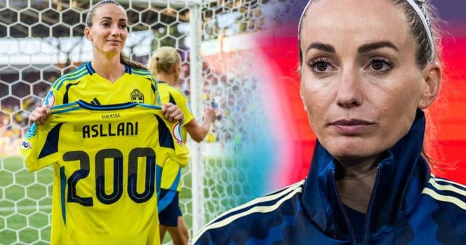 Kosovare Asllani avslöjar vad som fick henne att fortsätta spela i svenska landslaget.