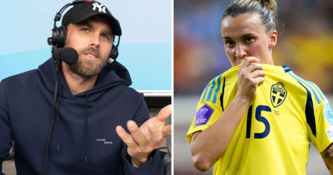 Damlandslaget slår tillbaka mot Johan Elmander