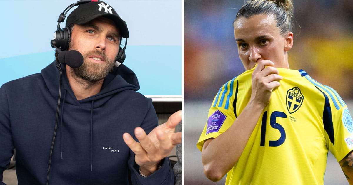 Damlandslaget slår tillbaka mot Johan Elmander