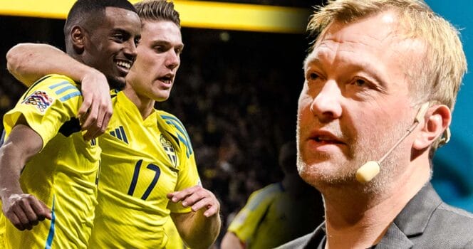 Magnus Hedman säger vad han tycker om anfallarna Alexander Isak och Viktor Gyökeres.
