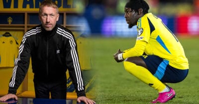 Graham Potter förbereder sig för sin första match som förbundskapten i Sverige.