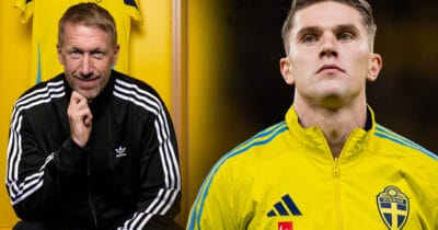 Graham Potter har tagit ut sin allra första landslagstrupp för Sverige.