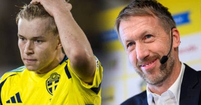 Graham Potter gör sig redo för sin allra första landskamp med Sverige.