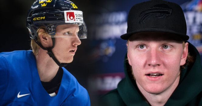Rasmus Dahlin har lämnat NHL på obestämd tid, nu tränar han med SHL-laget Frölunda.