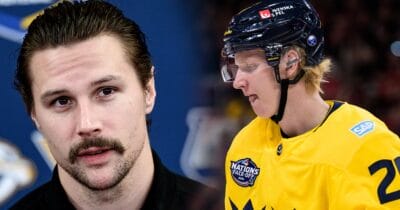 Erik Karlsson ger sitt stora stöd till NHL-kollegan Rasmus Dahlin.
