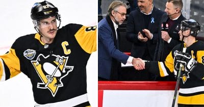 Sidney Crosby och Peter Forsberg bytte klubbor med varandra
