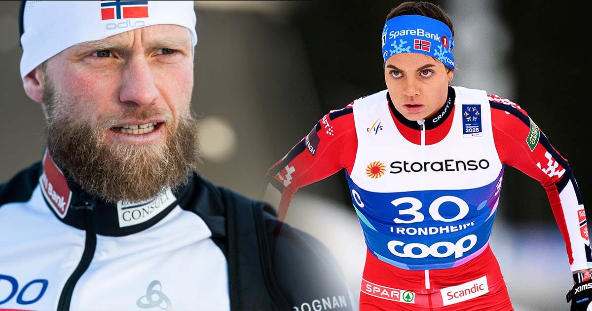 Martin Johnsrud Sundby säger vad han tycker om norska skidstjärnan Kristine Stavås Skistad.