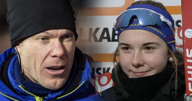 15-åriga Thelma Falk överraskade alla svenskar under premiären i Gällivare.