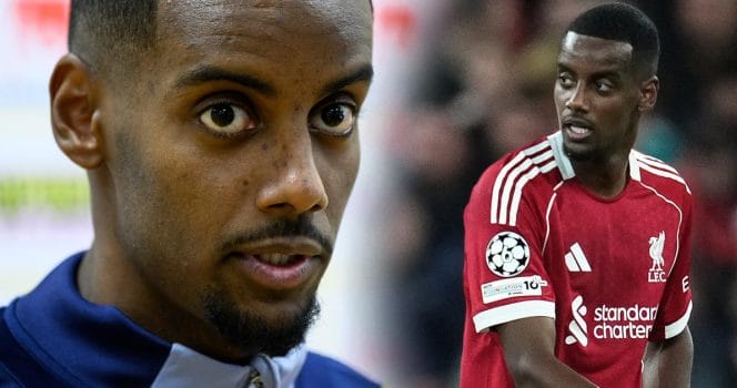 Alexander Isak får ta emot stor kritik för sin inledning i Liverpool.