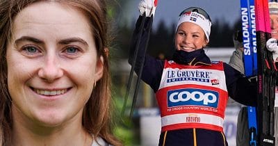 Ebba Andersson hyllas för sin fina gest till lagkamraten Johanna Hagström.