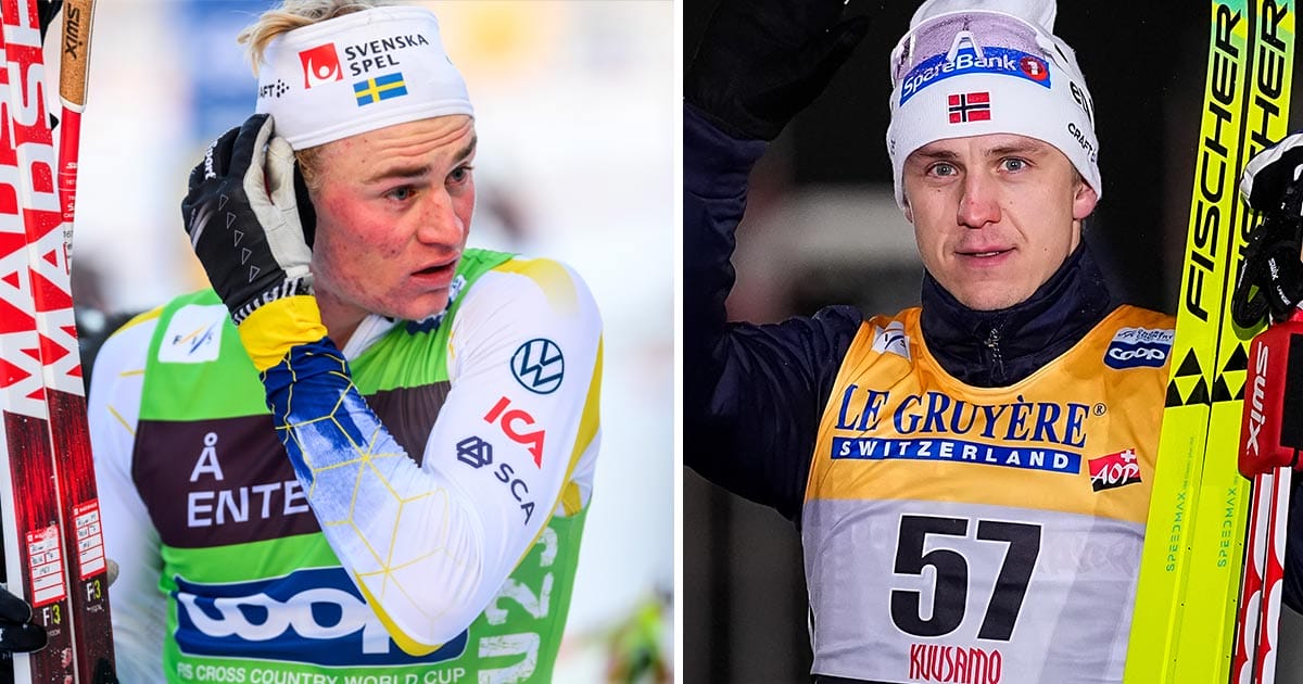Alvar Myhlback ryter ifrån mot Erik Valns