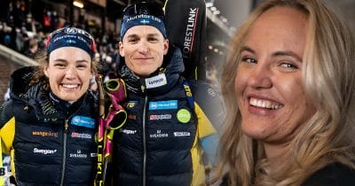 Våra svenska skidlandslag består av många blågula kärlekspar.