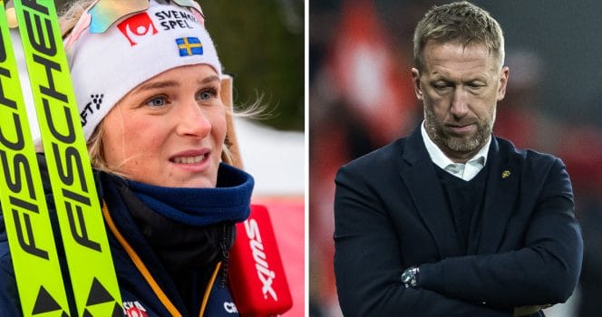 Frida Karlssons oväntade kritik mot svenska herrlandslaget i fotboll.