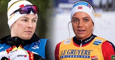 Truls Gisselman erkänner vad han tycker om norska skidstjärnan Kristine Stavås Skistad.