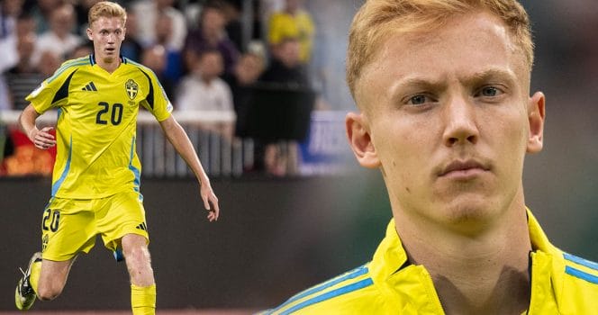 Hugo Larsson har gjort det så bra att engelska klubbar visar intresse för honom.