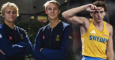 David Åhman och Jonatan Hellvig säger vad de tycker om Armand Duplantis.