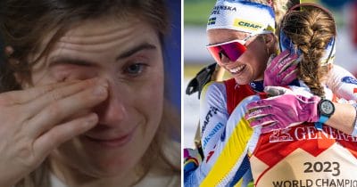 Ebba Andersson i tårar efter lagkamratens ord