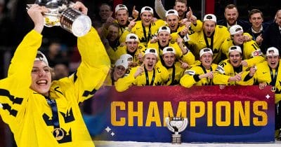 Juniorkronorna har vunnit JVM-guld och en debatt har väckts i Sverige.
