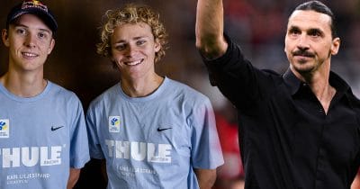 Jonatan Hellvig och David Åhman har en oväntad relation till Zlatan Ibrahimovic.