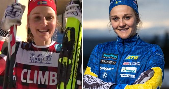 Stina NIlsson hyllas efter seger i Ski Classics