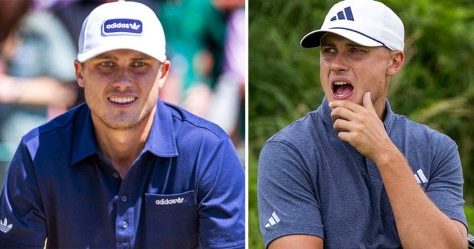 Golfvärlden häpnar efter bilderna på Ludvig Åberg