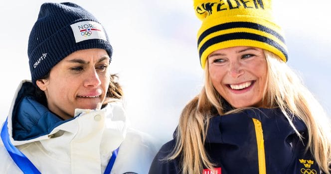 Norska rivalen Heidi Wengs vackra gest till Frida Karlsson efter OS-guldet.