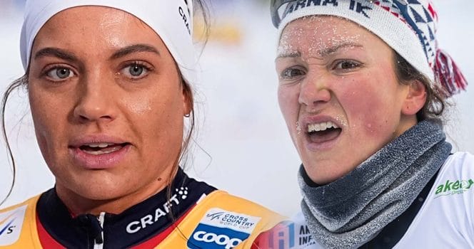 Moa Lundgren ger sin ärliga åsikt om norska rivalen Kristine Stavås Skistad.