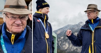 Där vill inte kungen skaka hand med skidhjältarna