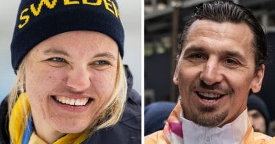 Zlatans fina hälsning till Linn Svahn efter OS-guldet.