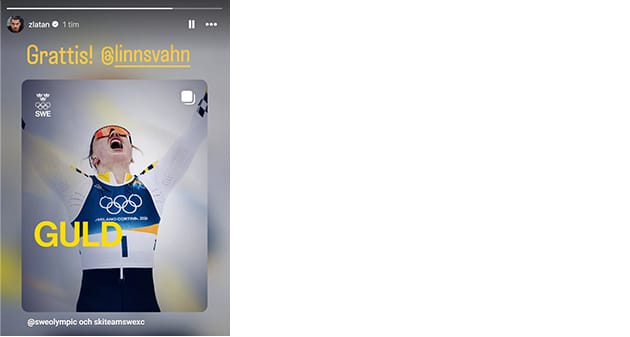 Zlatan Ibrahimovic hyllar Linn Svahn efter OS-guldet