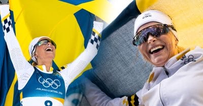 Frida Karlsson har vunnit två raka OS-guld på vinter-OS i skiathlon och 10 km fritt.