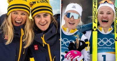OS-silver till Sverige i OS-stafetten