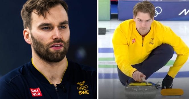 Simon Olofsson fick debutera i OS-curlingen. Då blev han hånad av sina kollegor.