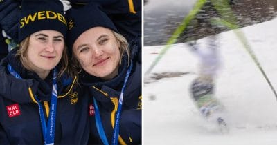 Linn Svahns första ord till Ebba Andersson efter kraschen i OS