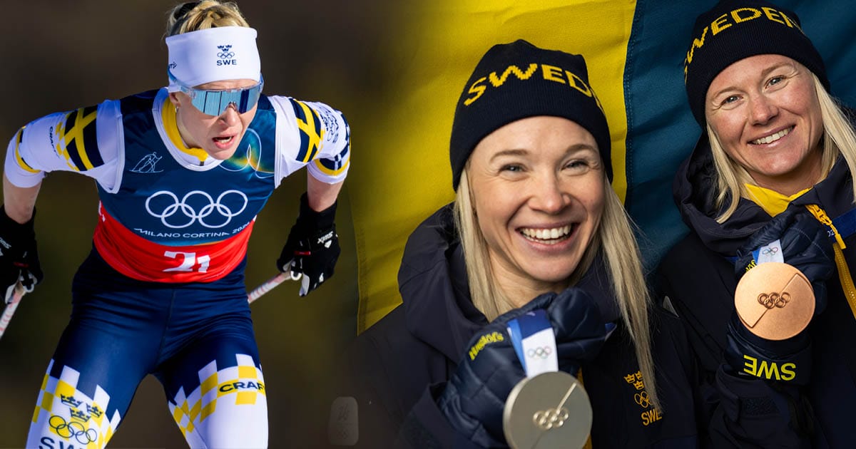 Jonna Sundling och Maja Dahlqvist bjöd på en stor uppvisning under kvalet till lagsprinten i OS.