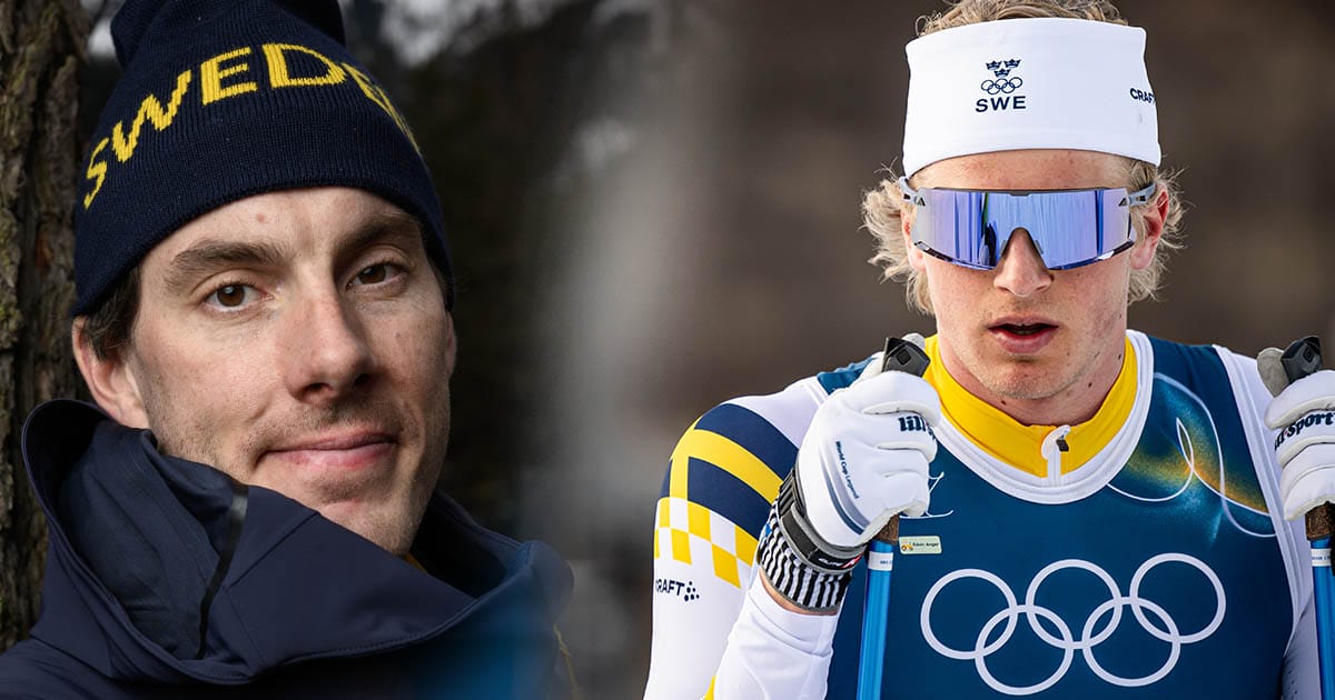 Johan Häggström och Edvin Anger missade OS-medalj efter en kollaps i lagsprinten.