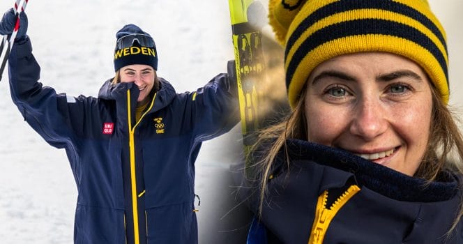 Ebba Andersson vinner OS-guld i femmilen i överlägsen stil.