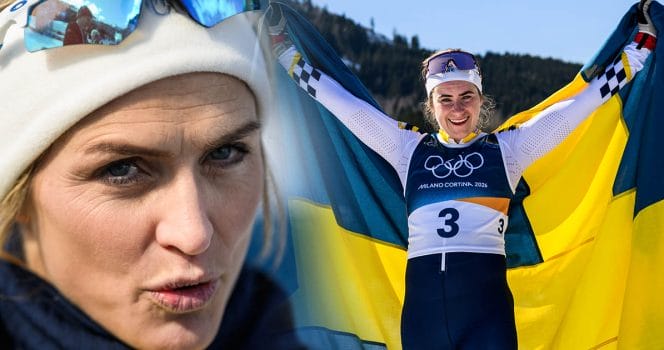 Therese Johaug riktar hård kritik mot Sverige efter Ebba Anderssons OS-guld på femmilen.