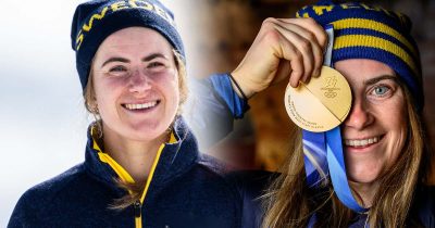 Ebba Andersson återvänder till skidspåren efter det historiska OS-guldet.