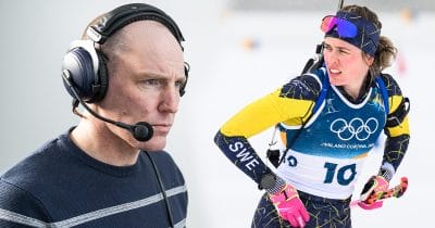 Björn Ferry säger vad han tycker om Elvira Öbergs OS.